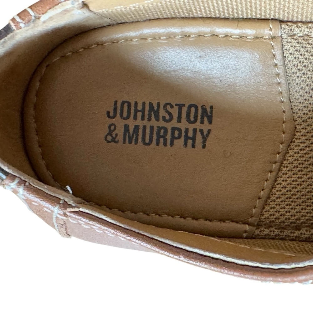 Johnston & Murphy Classic Brown Leather Boy's Brogues Sz 1 Little Kid - Picture 5 of 10